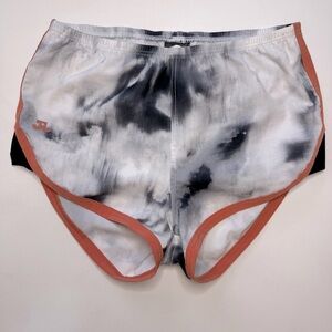 Jo + Jax YM black and white tie dye shorts